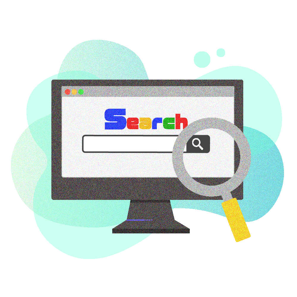 SEOキーワードのイメージイラスト