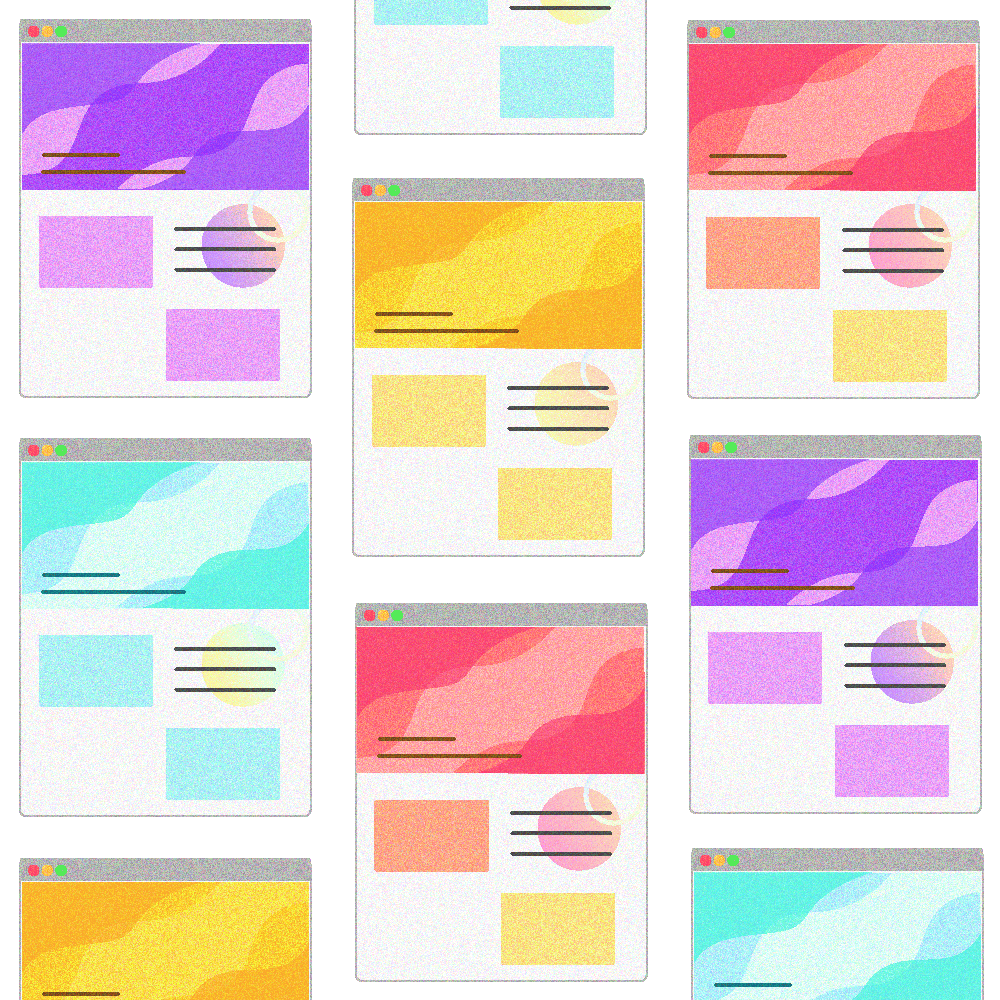 さまざまな種類のホームページデザイン